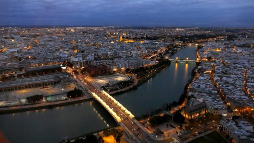 Sevilla desde el mirador de la Torre Pelli