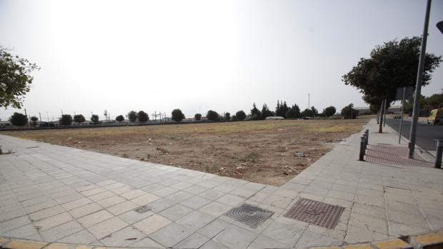 Un solar sin construir en la zona Sur de la ciudad