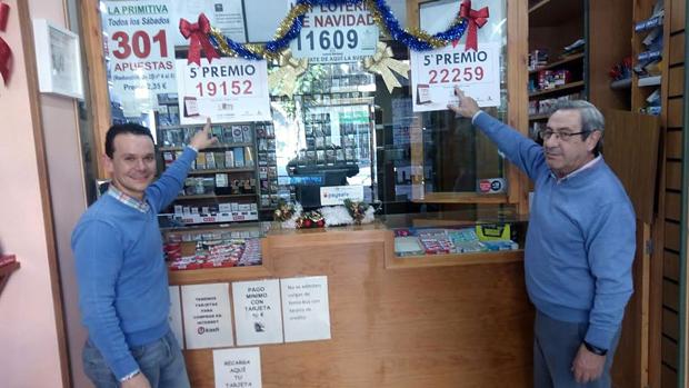 La administración de Ramón y Cajal en Sevilla vende dos quintos premios de la Lotería de Navidad 2016
