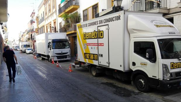Imagen que presenta la calle Santa Clara desde este miércoles por la mañana