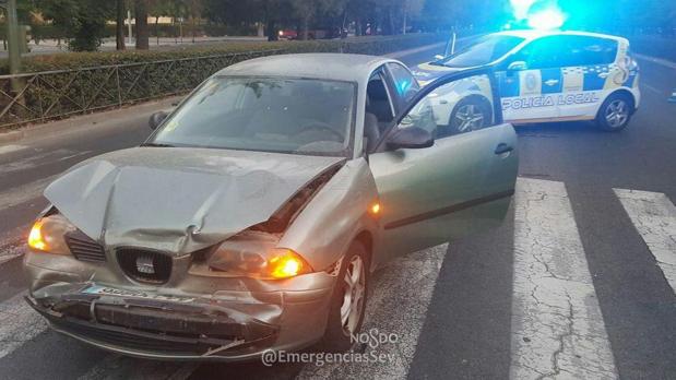 La Policía investiga un accidente múltiple en la Avenida de la Paz