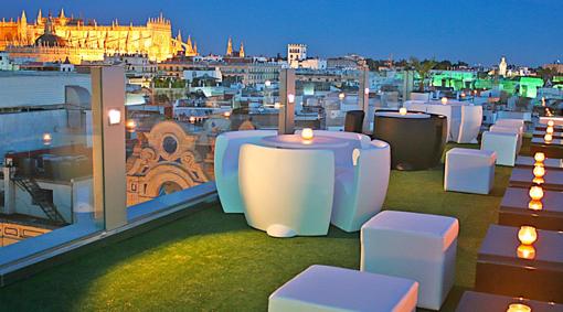 Terraza del Hotel Inglaterra