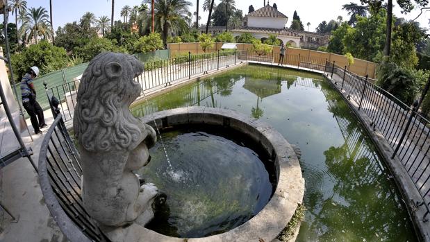 El cenador del León del Alcázar de Sevilla estará en obras durante un año