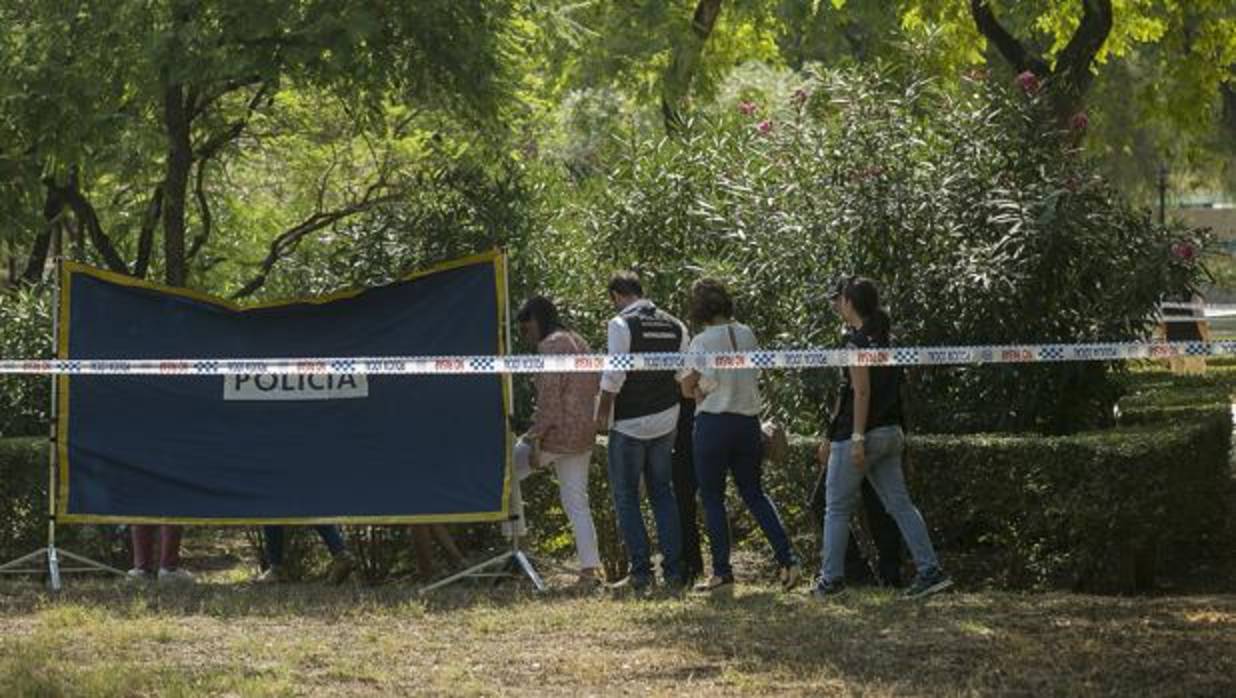 El cuerpo fue encontrado en una zona delimitada por arbustos en el Parque Amate
