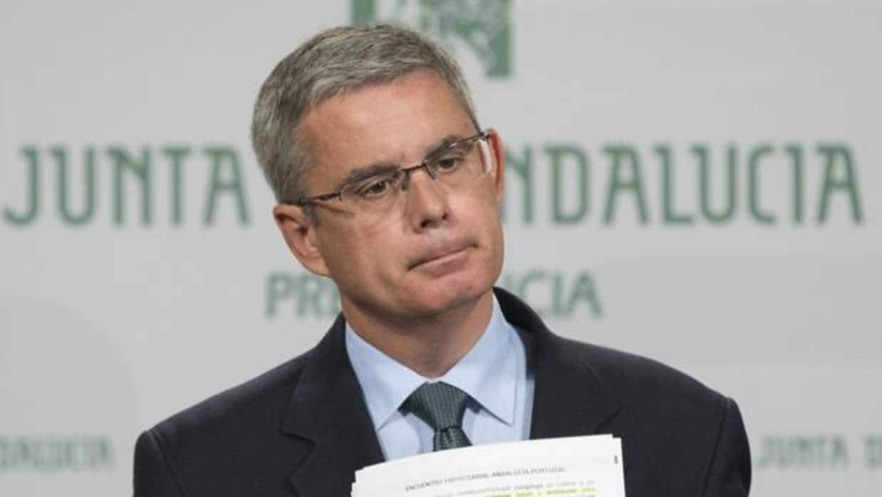El portavoz del Ejecutivo andaluz, Juan Carlos Blanco, en una imagen de archivo
