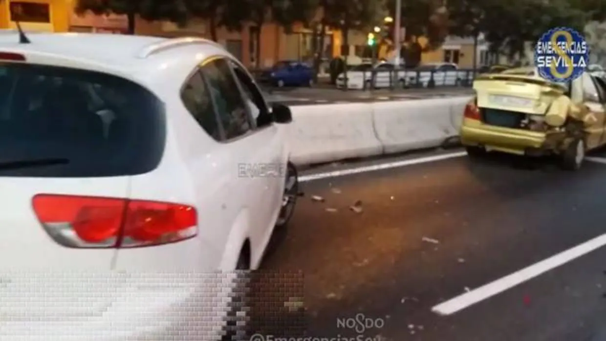 Accidente en la Ronda Norte de Sevilla causado por un conductor borracho