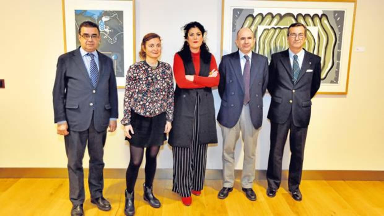 Francisco Robles, María Varo, Eva Díaz Perez, Benito Navarrete y Marcelo Maestre
