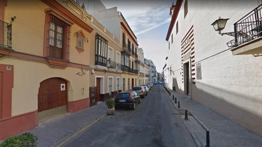 Fachada del convento en la calle Santa Ana