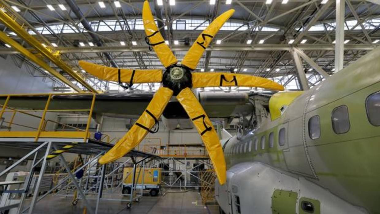 Instalaciones de Airbus en el aeropuerto de San Pablo