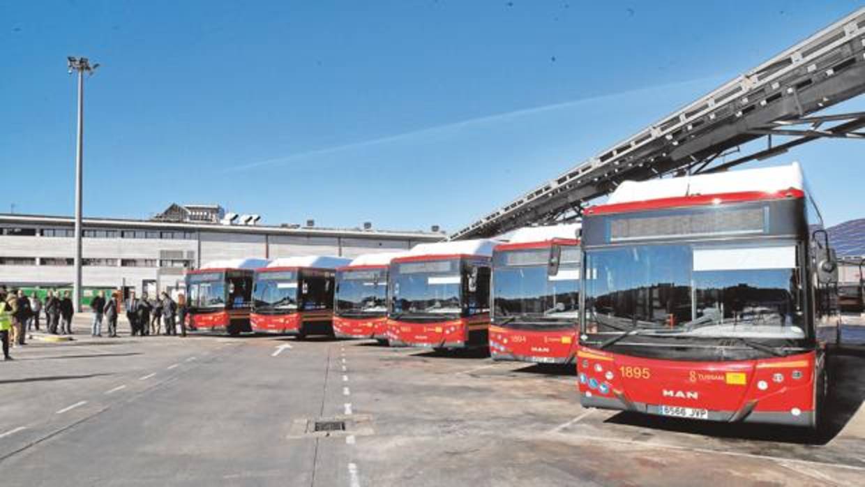 Flota de autobuses de Tussam
