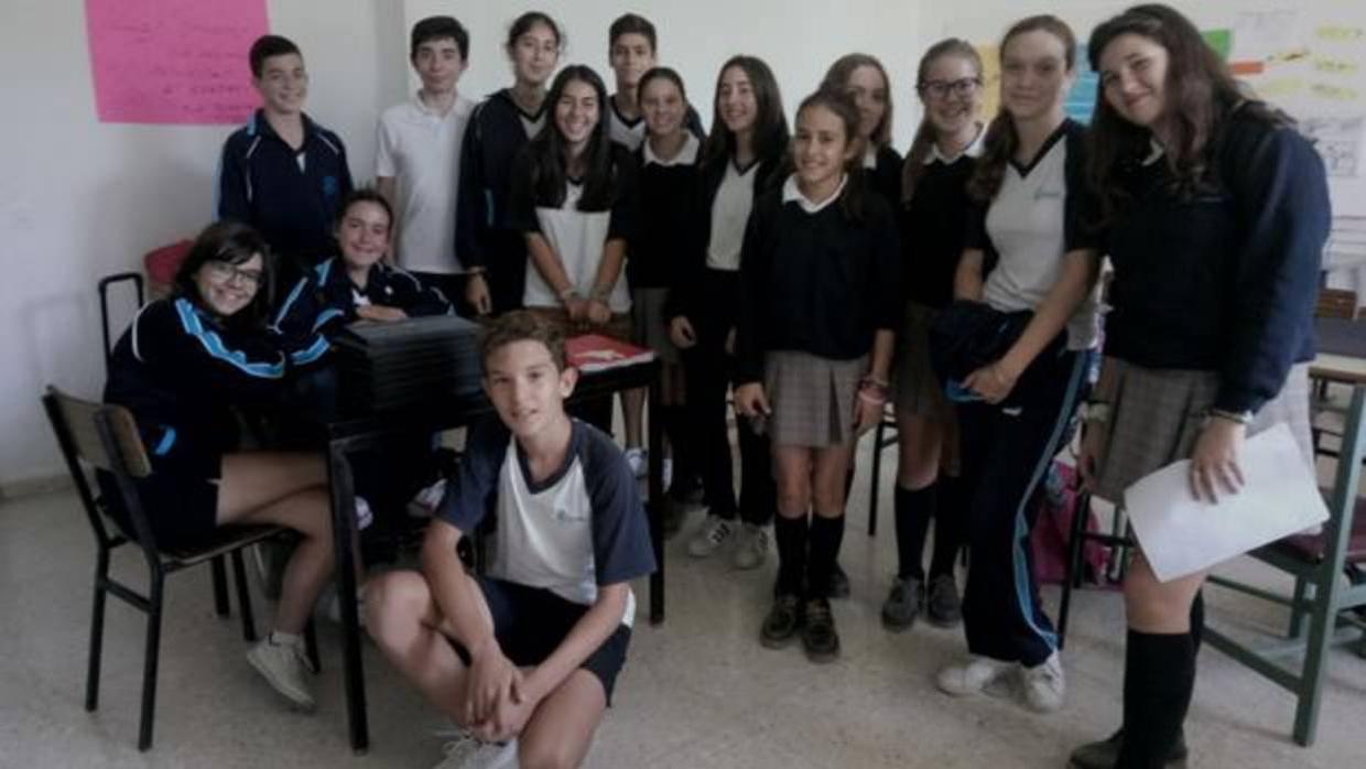 Alumnos del Santo Ángel participantes en Trees