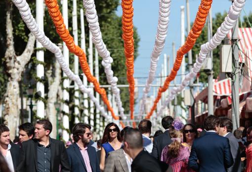 Ambiente de la Feria de Abril de Sevilla