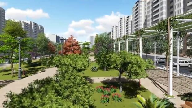 Así quedará reurbanizada la zona del nuevo depósito de tormentas de Kansas City