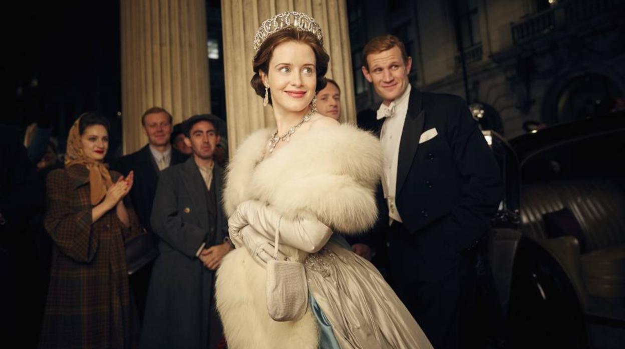 Un fotograma de la serie «The Crown»