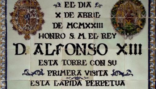 Visita de Alfonso XIII