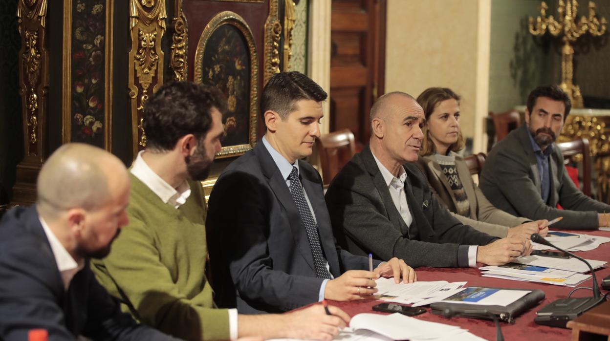 Jesús Caballero, Antonio Muñoz, Elena Gallego y Antonio Jiménez