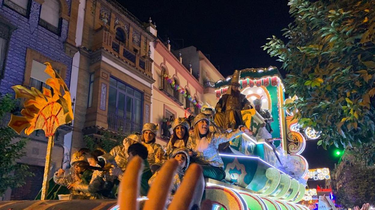 El Rey Gaspar por la calle San Jacinto