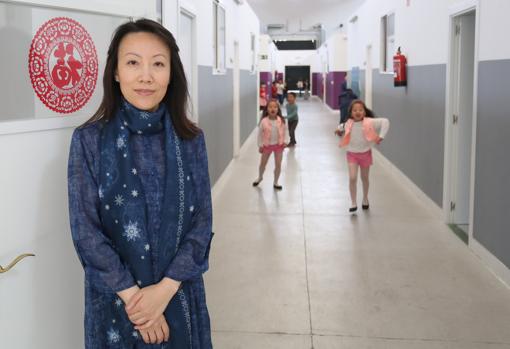 Liu Ahe, en el Centro de Cultura China de Sevilla