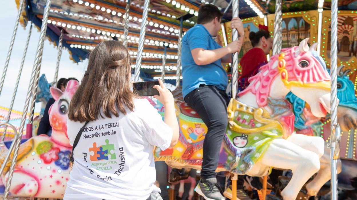 Las personas con autismo han podido disfrutar de cuatro horas sin ruidos en la Feria de 2019