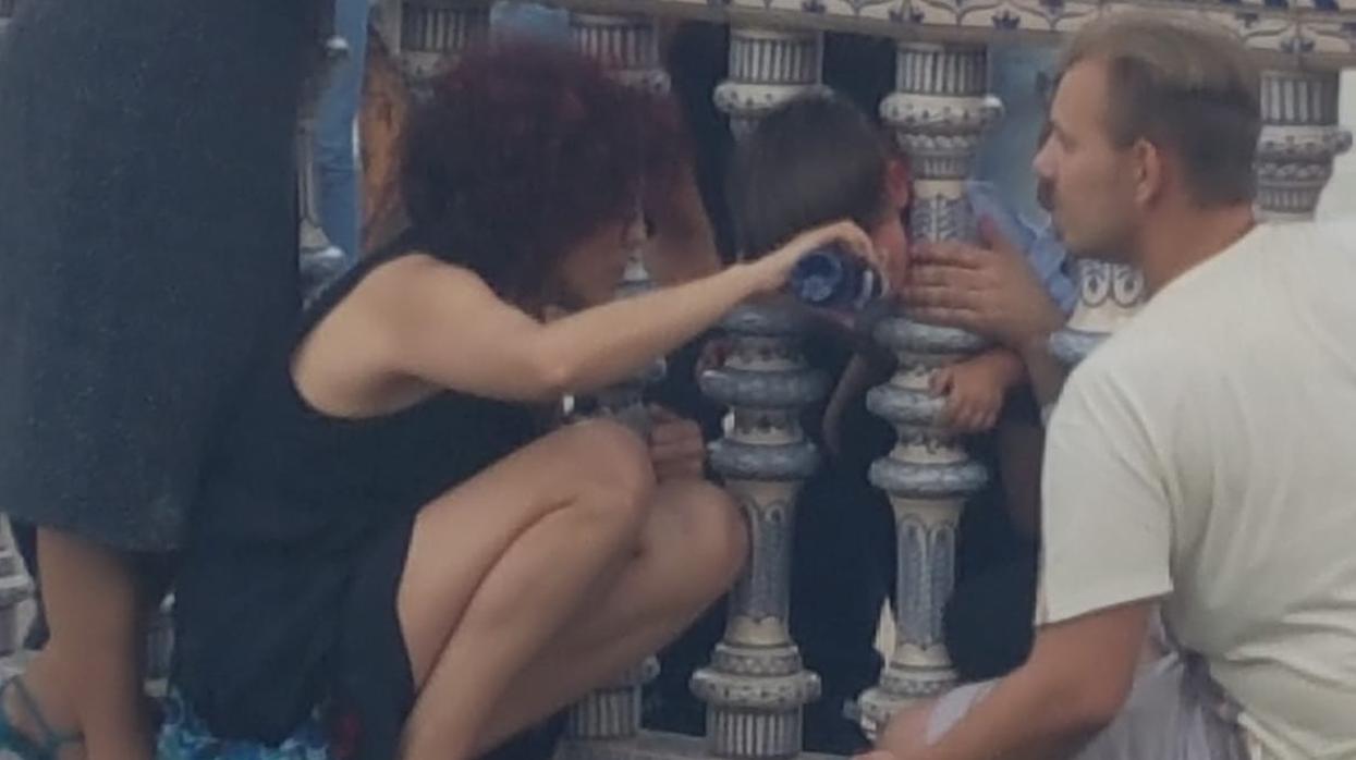 Imagen del pequeño atrapado