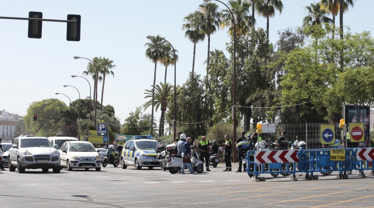 El corte de tráfico afectará a los dos carriles que van en dirección sur, a la avenida de la Palmera