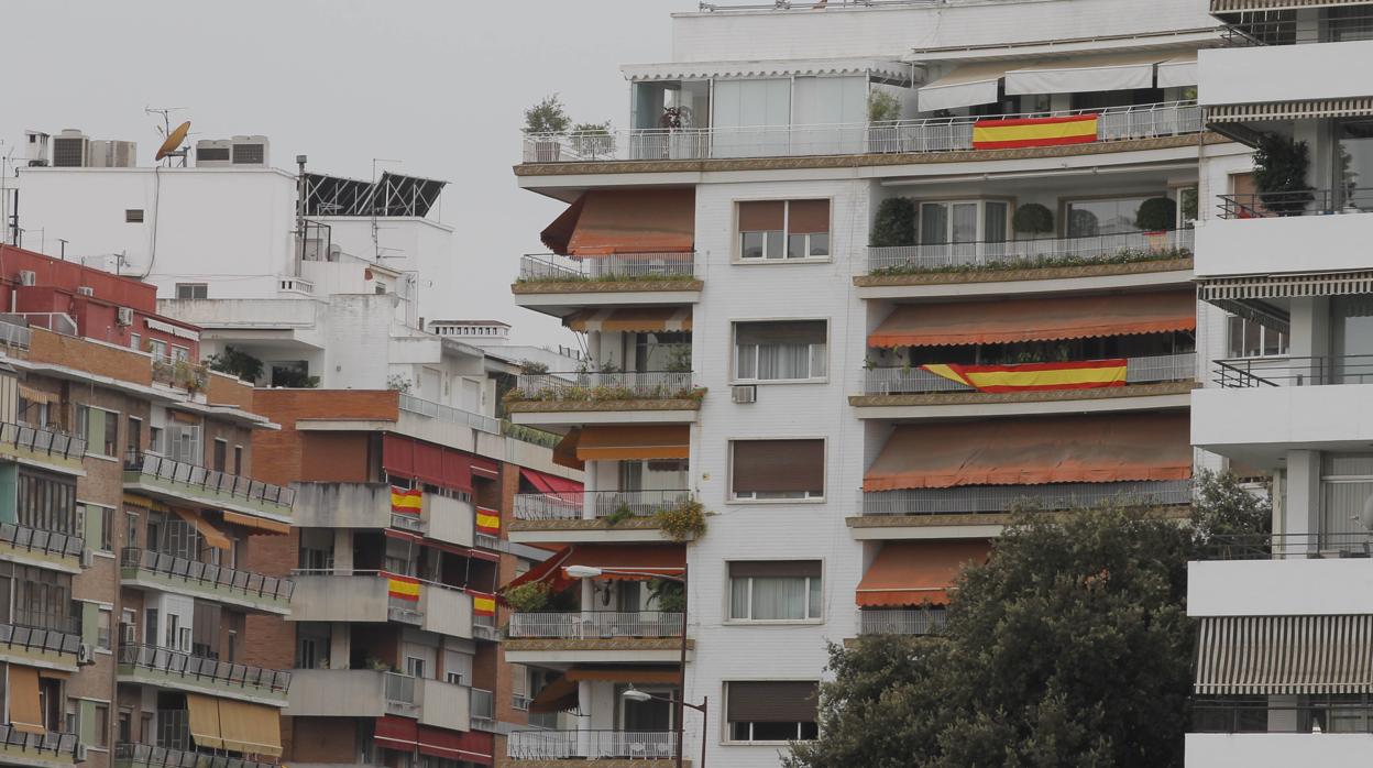 Pisos de la plaza de Cuba, en el barrio de Los Remedios