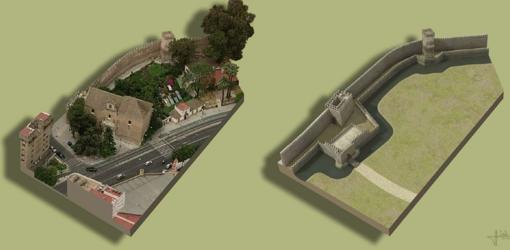 La muralla de la Macarena, ayer y hoy