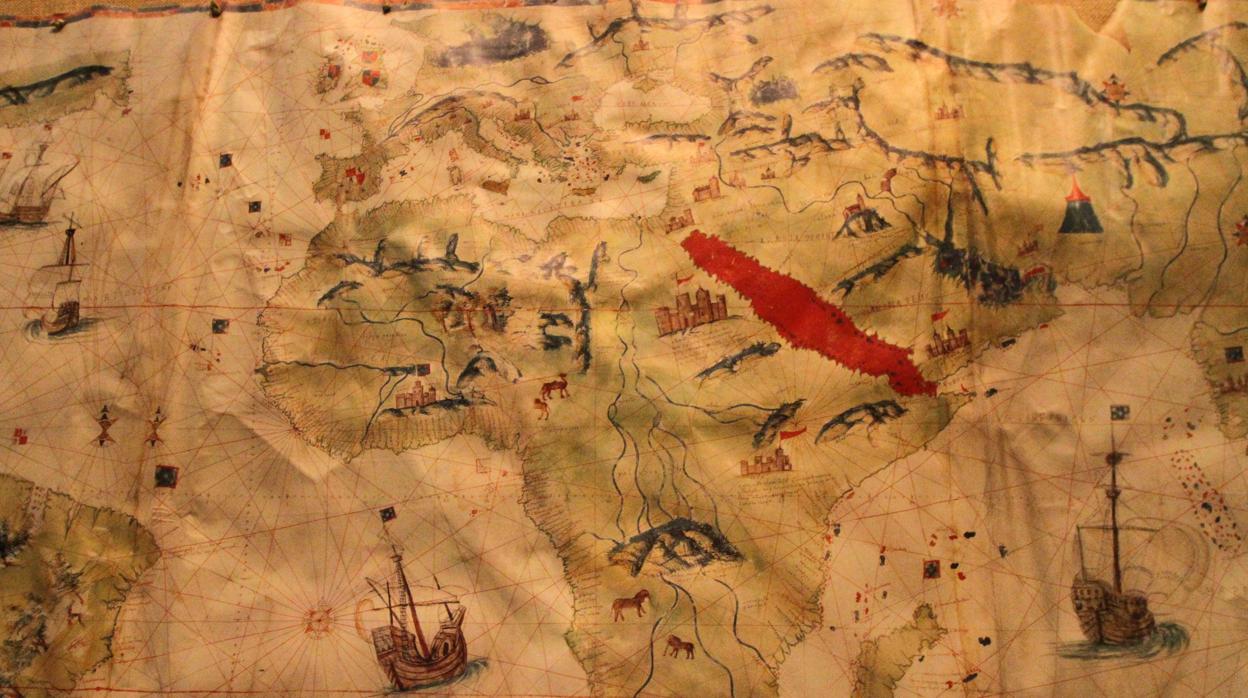 Exposición de «La carta de Juan Sebastián Elcano», en el Archivo de India