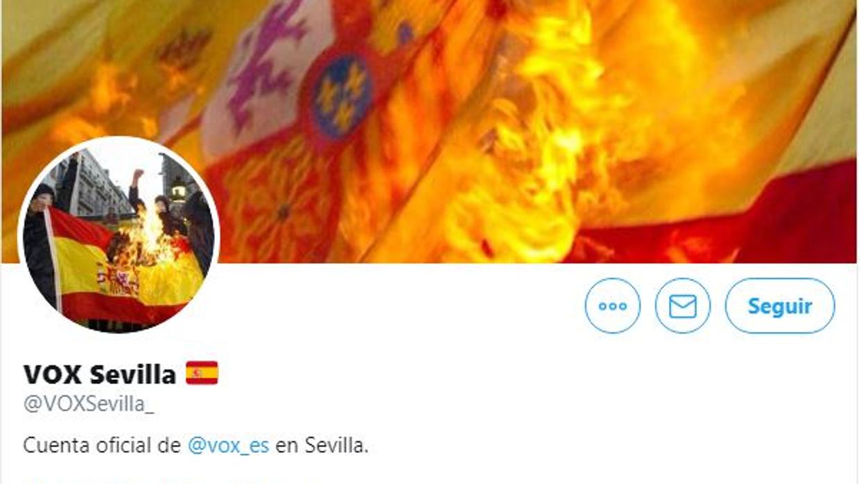 Hackean la cuenta de Vox Sevilla con amenazas de muerte a Abascal