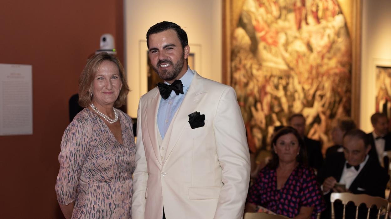 Mar Sánchez Estrella junto a Mario Niebla en la gala de los premios «Escaparate»
