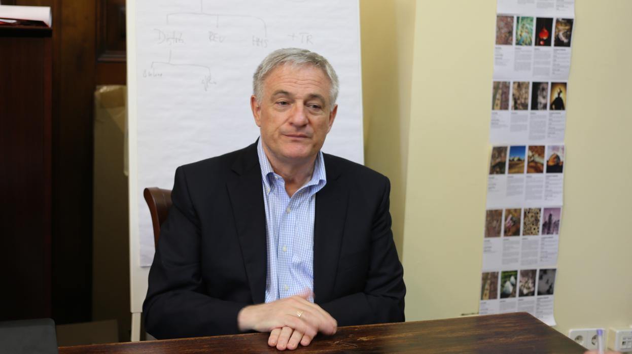 El consultor norteamericano Jaerd Harckham en el Ayuntamiento