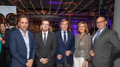 Jesús Álvarez, Miguel Ángel Robles, Rafael Carmona, Ana Jáuregui y Juan José Borrero