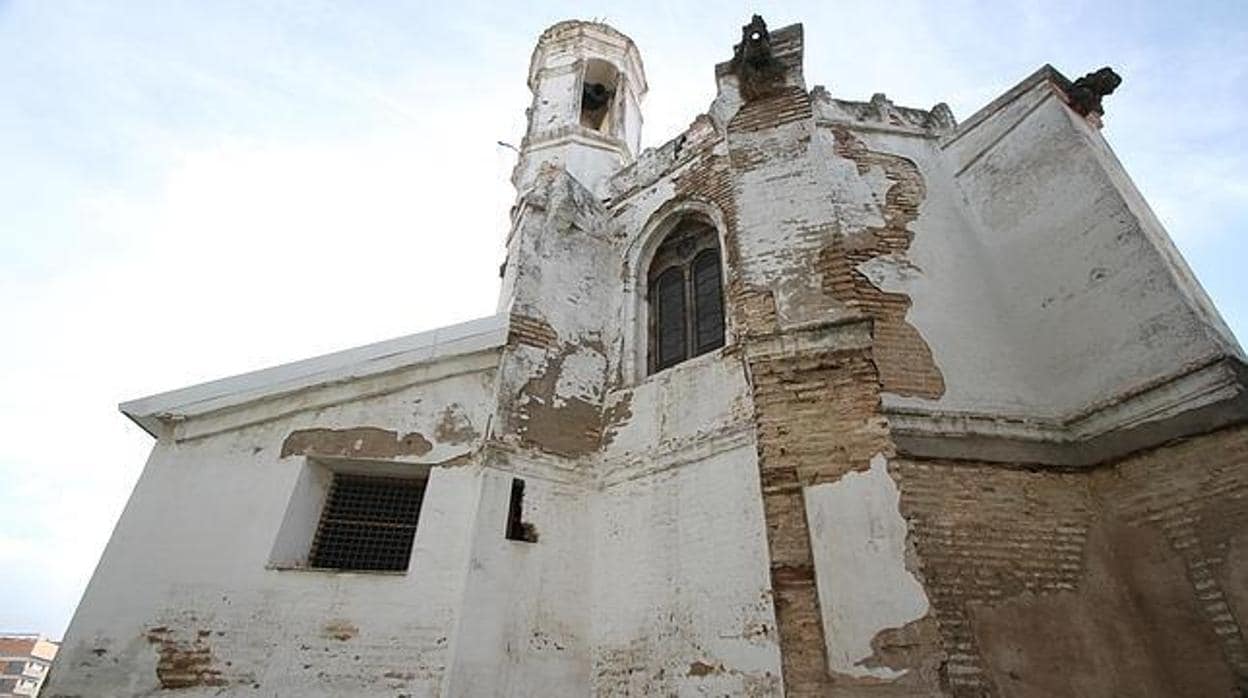 La capilla de San Lázaro, en ruinas