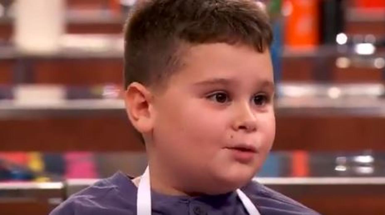 Albert en el programa «Masterchef Junior»