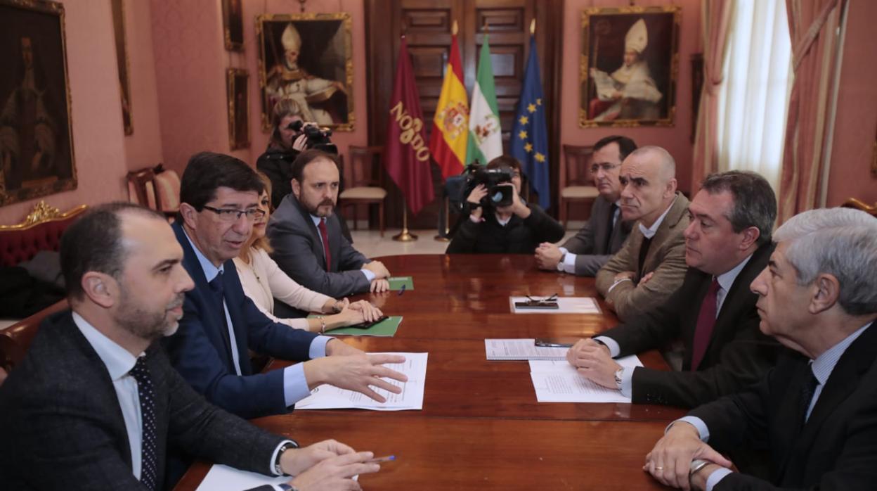 Juan Marín presentó los datos durante una reunión previa