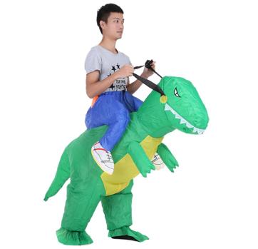 Este disfraz inchable de 'T-rex' será uno de los mása venidados