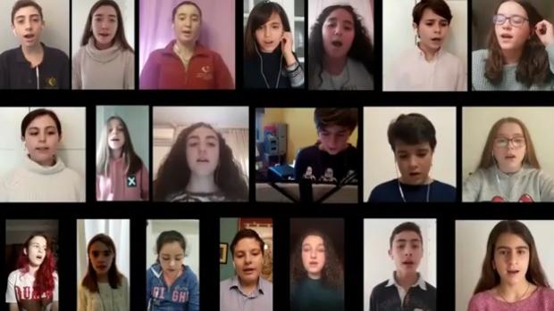 La Escolanía Salesiana María Auxiliadora de Sevilla lanza un vídeo coral desde el confinamiento