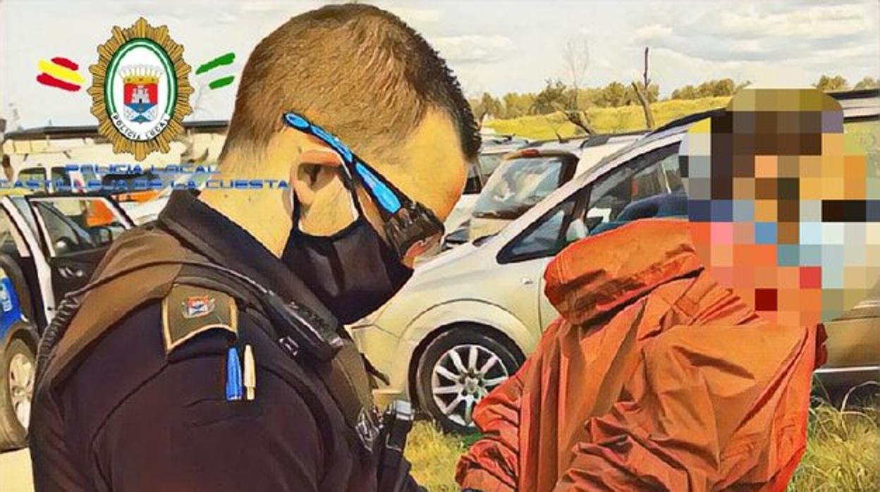 La Policía Local detiene a un vecino de Castilleja de la Cuesta que acumula once denuncias
