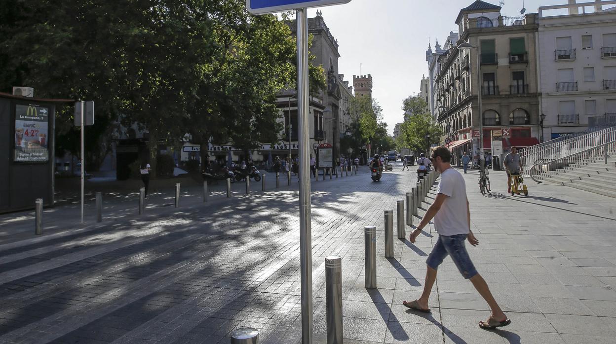 El eje peatonal comenzaría en la Plaza de la Encarnación