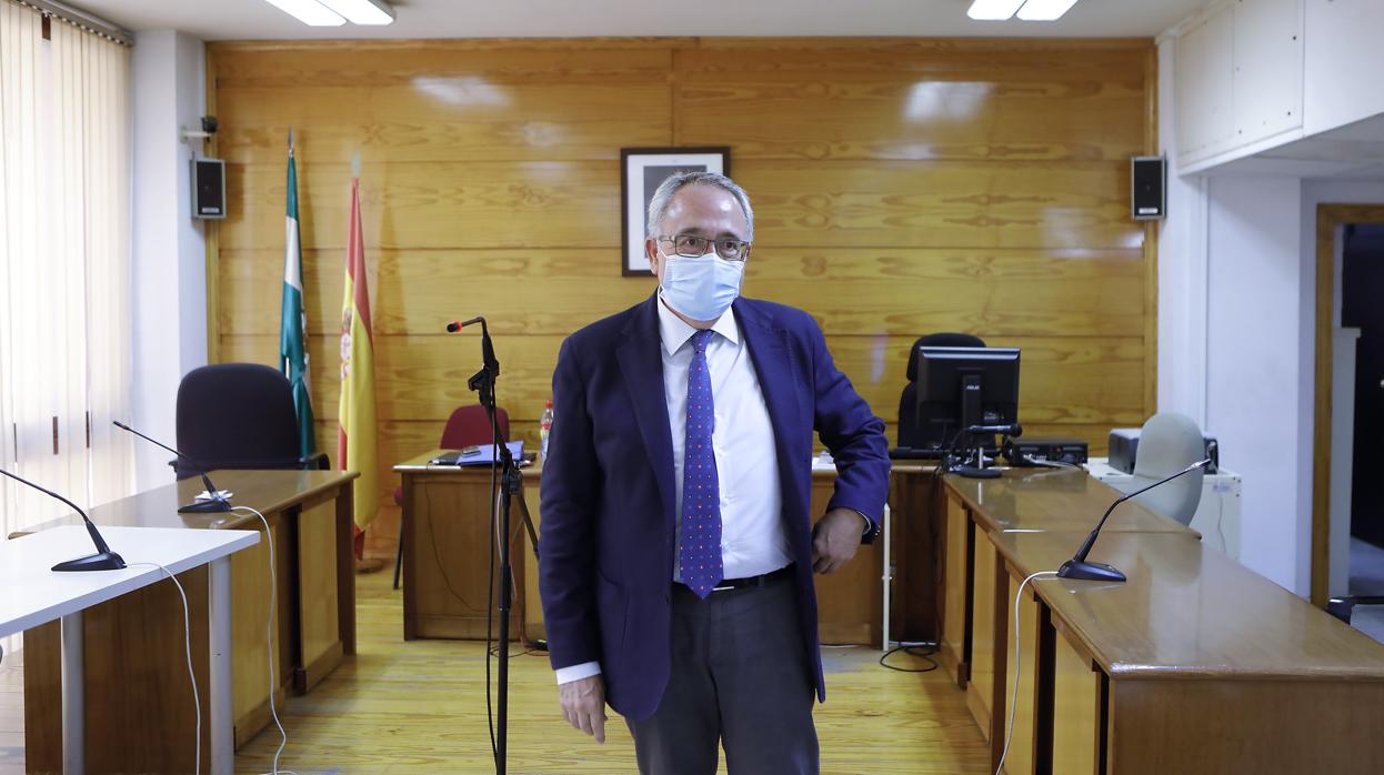 Francisco Guerrero, tras ganar las terceras elecciones a decano de los jueces el pasado 15 de julio