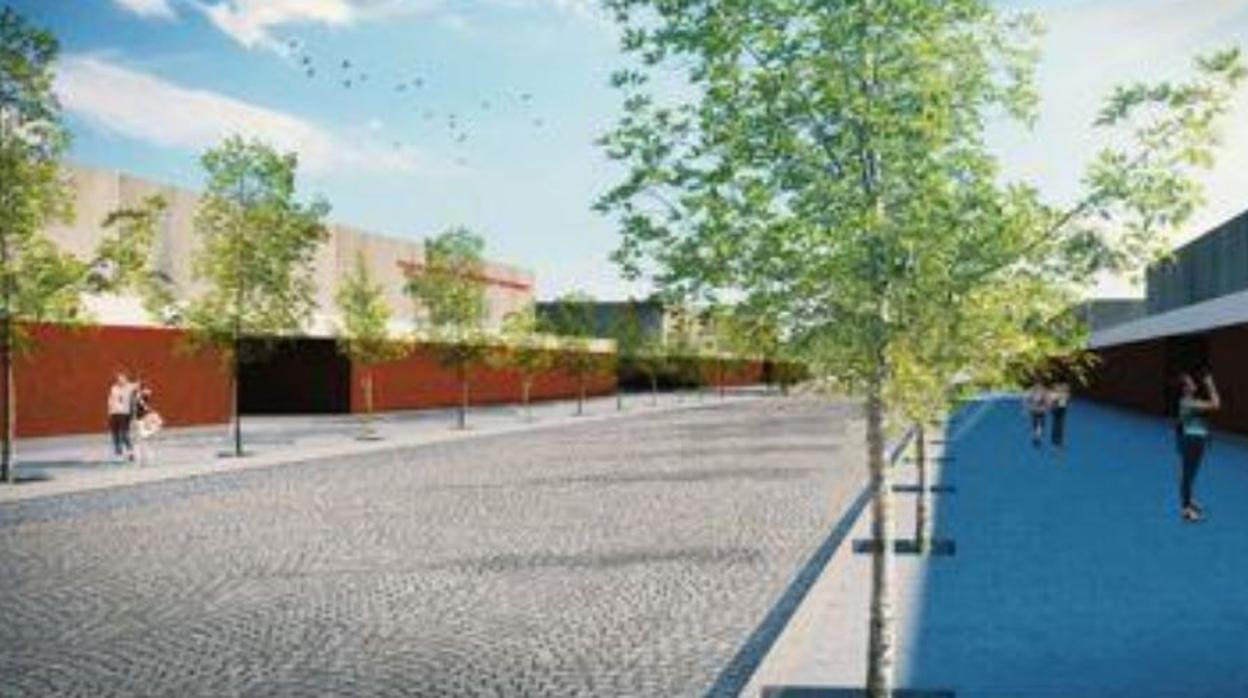 Recreación del nuevo palacio de congresos de Dos Hermanas