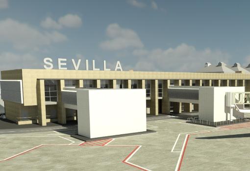 Recreación del edificio finalizado