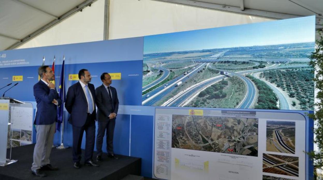 Inauguración del último tramo de la SE-40 que se puso en servicio en 2018