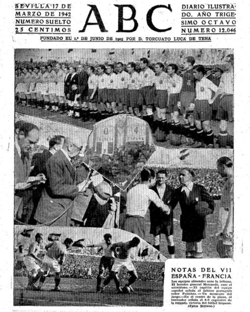 Portada de ABC de Sevilla del 17 de marzo de 1942