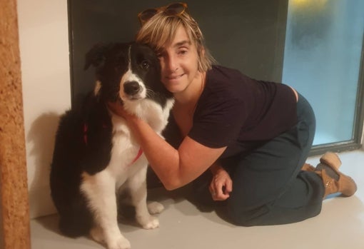 Marta del Pozo, en el alojamiento canino La cuidadora de Masco
