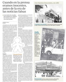 Adiós a las inocentadas de papel