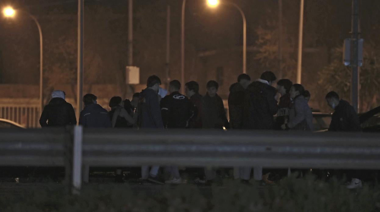 Botellón el día 30 de diciembre en el campo de la Feria
