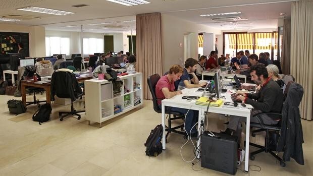 La pandemia del coronavirus acaba con el boom de las oficinas compartidas en Sevilla