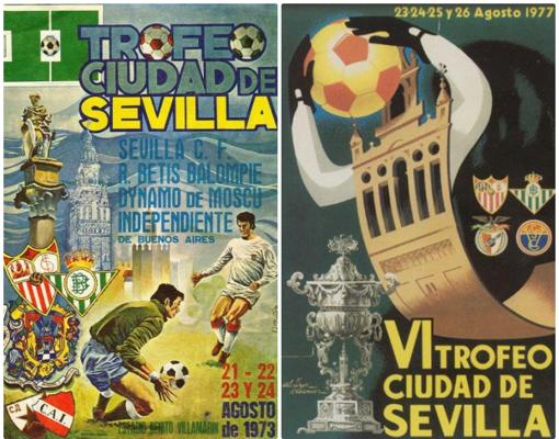Carteles anunciadores de las ediciones de 1973 y 1977