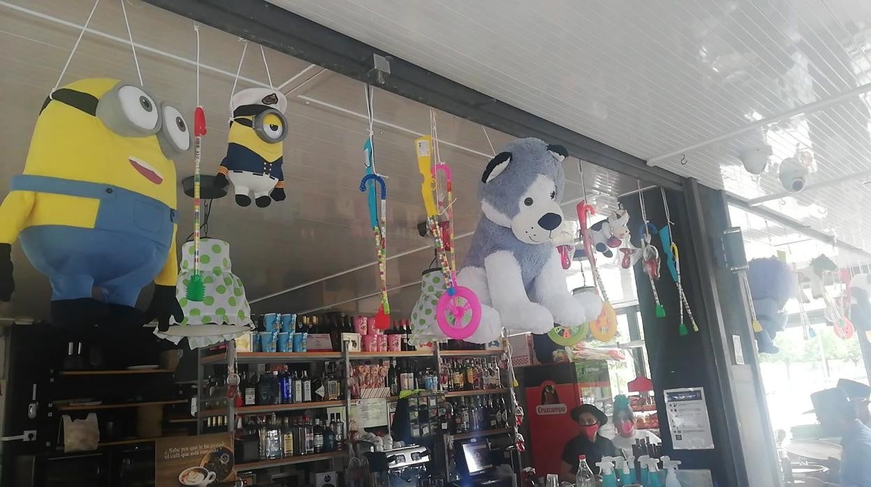 Una imagen del establecimiento transformado en un Real de Los Remedios a pequeña escala